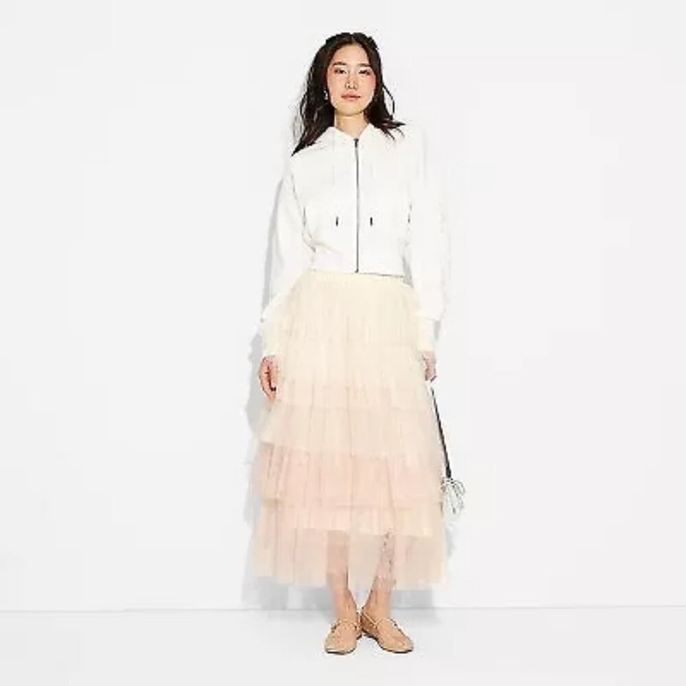NEW Adult Wicked Tulle Graphic Skirt - Blush